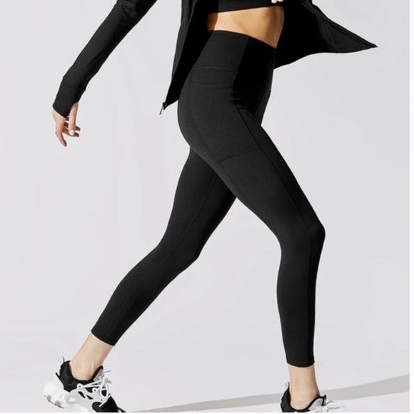 Carbon38 Pants - CARBON38 High Rise Legging With Pockets in Cloud Compression 7/8 Size M